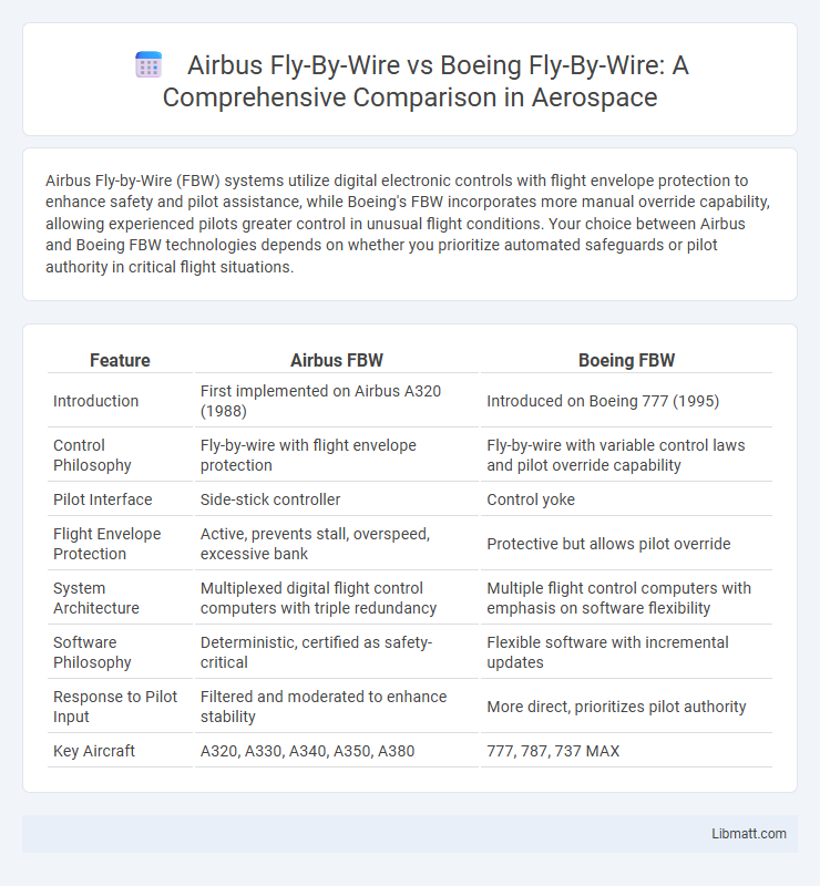 Airbus Fly-By-Wire vs Boeing Fly-By-Wire: A Comprehensive Comparison in Aerospace