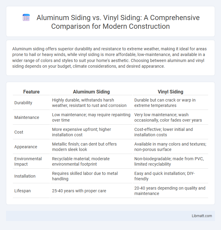 Aluminum Siding vs. Vinyl Siding: A Comprehensive Comparison for Modern Construction