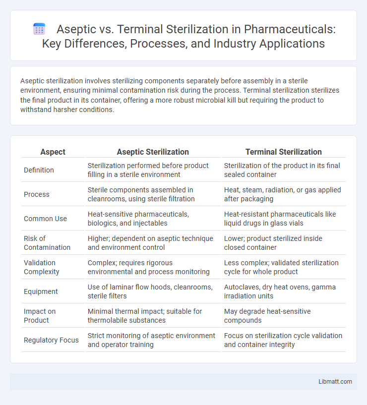 Aseptic vs. Terminal Sterilization in Pharmaceuticals: Key Differences, Processes, and Industry Applications