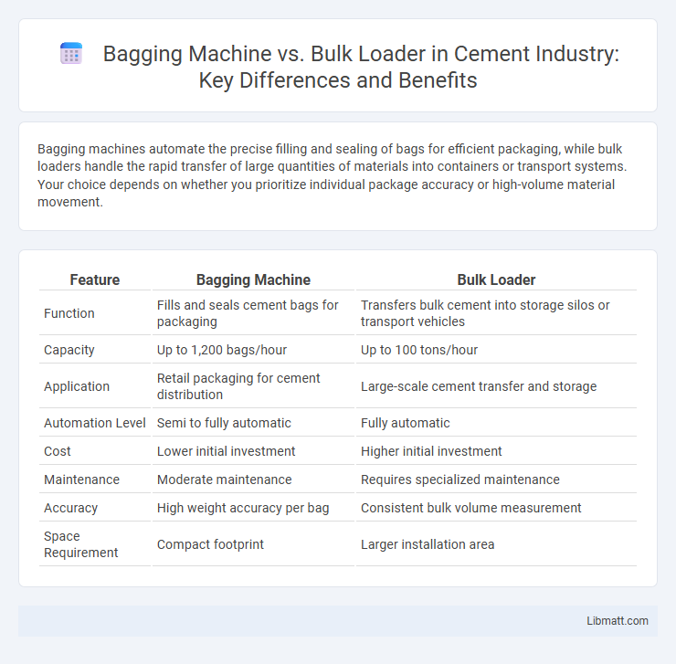 Bagging Machine vs. Bulk Loader in Cement Industry: Key Differences and Benefits