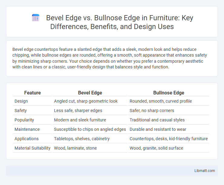 Bevel Edge vs. Bullnose Edge in Furniture: Key Differences, Benefits, and Design Uses