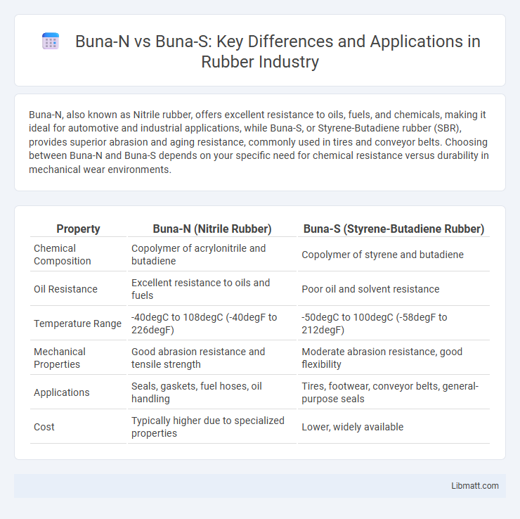 Buna-N vs Buna-S: Key Differences and Applications in Rubber Industry