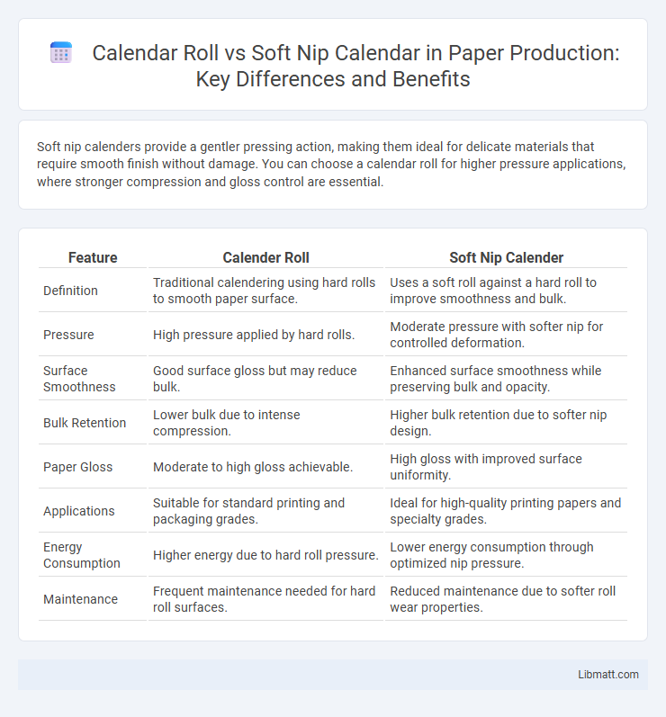 Calendar Roll vs Soft Nip Calendar in Paper Production: Key Differences and Benefits