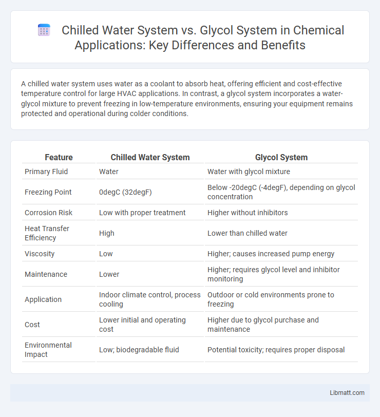 Chilled Water System vs. Glycol System in Chemical Applications: Key Differences and Benefits