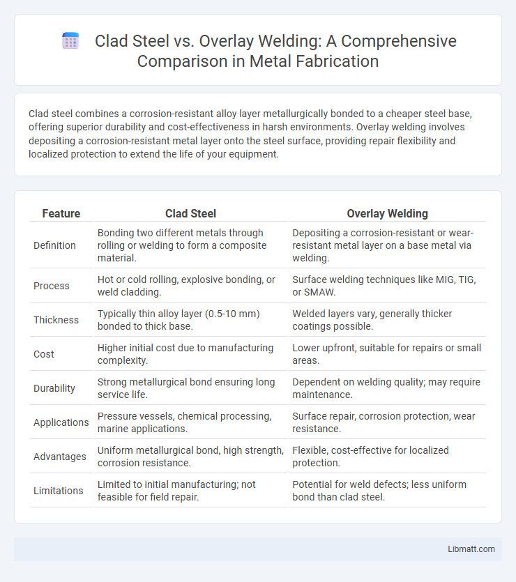 Clad Steel vs. Overlay Welding: A Comprehensive Comparison in Metal Fabrication