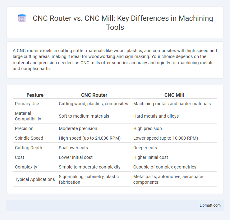 CNC Router vs. CNC Mill: Key Differences in Machining Tools