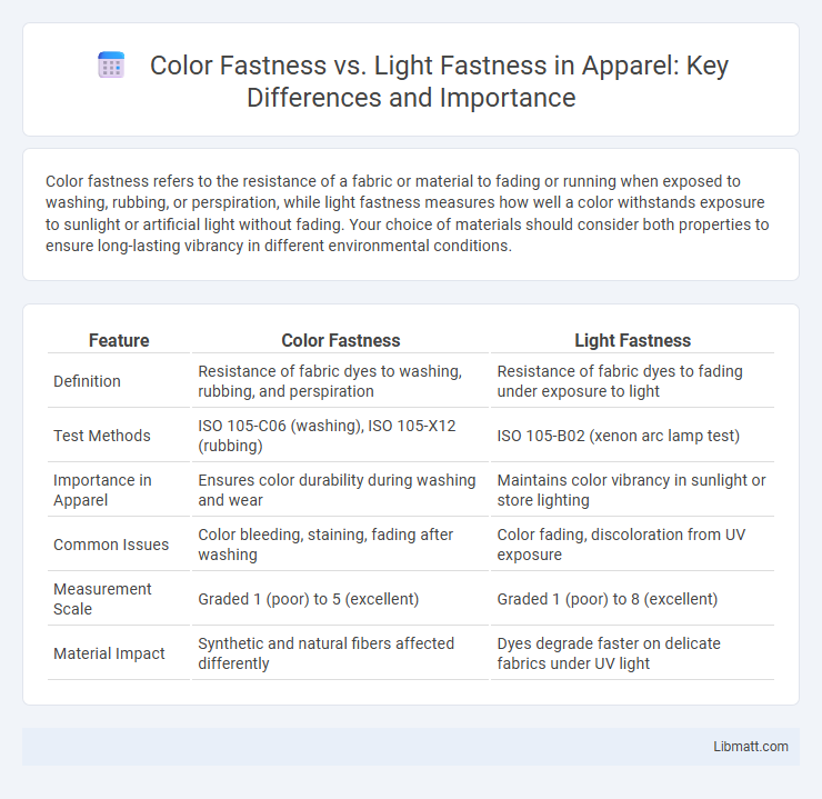 Color Fastness vs. Light Fastness in Apparel: Key Differences and Importance