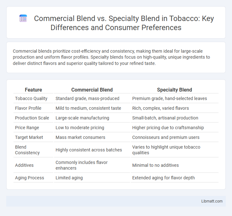 Commercial Blend vs. Specialty Blend in Tobacco: Key Differences and Consumer Preferences