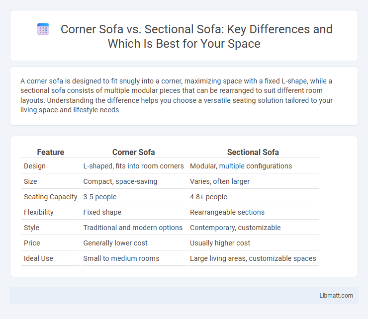 Corner Sofa vs. Sectional Sofa: Key Differences and Which Is Best for Your Space