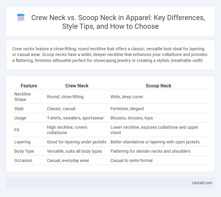 Crew Neck vs. Scoop Neck in Apparel: Key Differences, Style Tips, and How to Choose