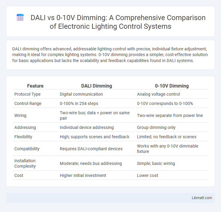 DALI vs 0-10V Dimming: A Comprehensive Comparison of Electronic Lighting Control Systems