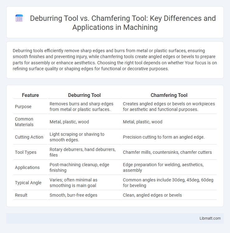 Deburring Tool vs. Chamfering Tool: Key Differences and Applications in Machining