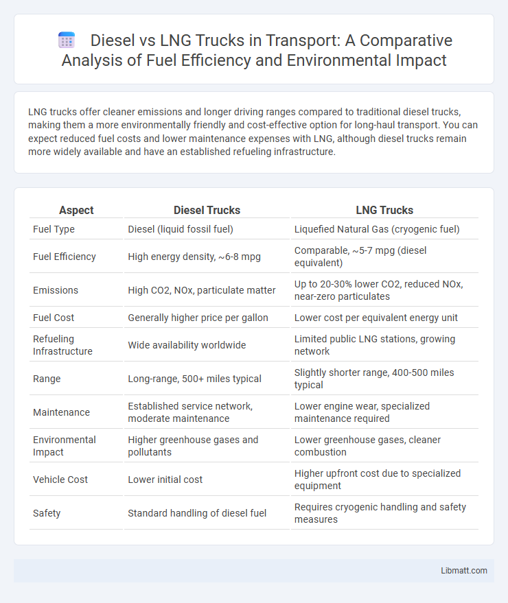 Diesel vs LNG Trucks in Transport: A Comparative Analysis of Fuel Efficiency and Environmental Impact
