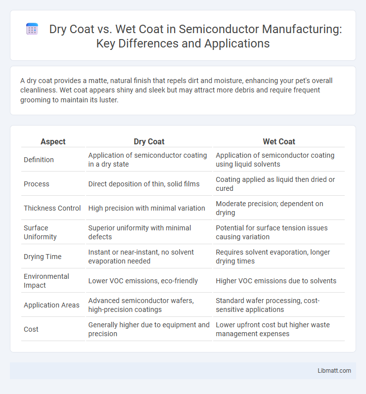 Dry Coat vs. Wet Coat in Semiconductor Manufacturing: Key Differences and Applications