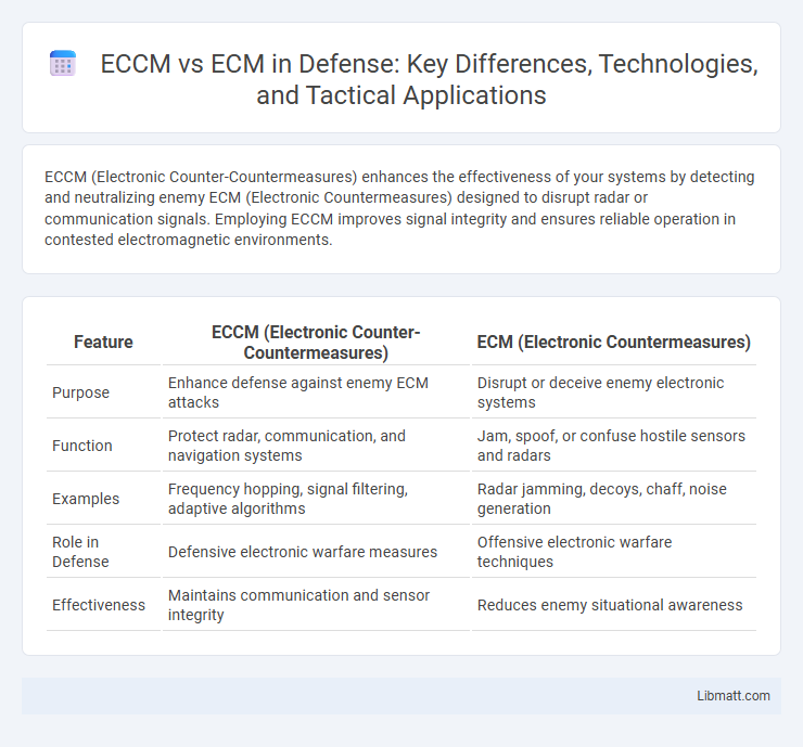 ECCM vs ECM in Defense: Key Differences, Technologies, and Tactical Applications