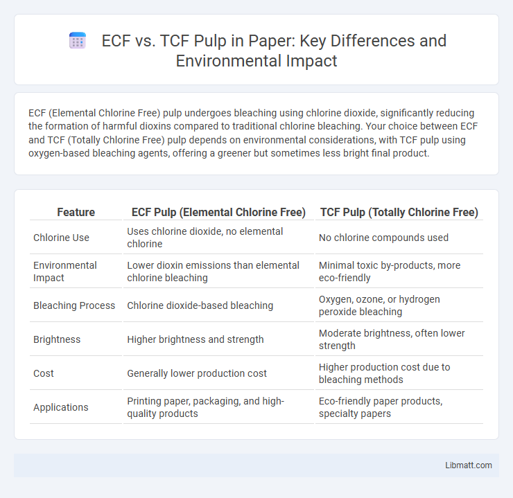 ECF vs. TCF Pulp in Paper: Key Differences and Environmental Impact