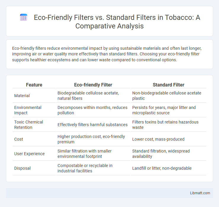 Eco-Friendly Filters vs. Standard Filters in Tobacco: A Comparative Analysis