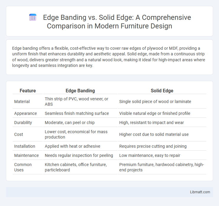 Edge Banding vs. Solid Edge: A Comprehensive Comparison in Modern Furniture Design