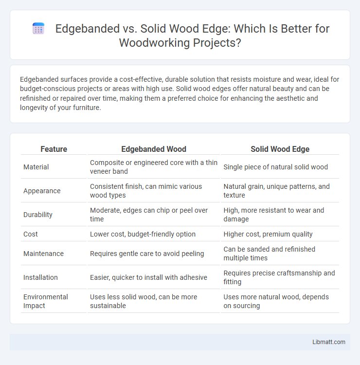 Edgebanded vs. Solid Wood Edge: Which Is Better for Woodworking Projects?