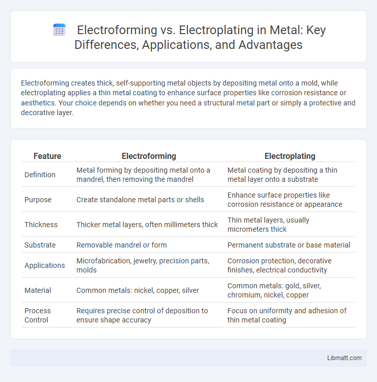 Electroforming vs. Electroplating in Metal: Key Differences, Applications, and Advantages