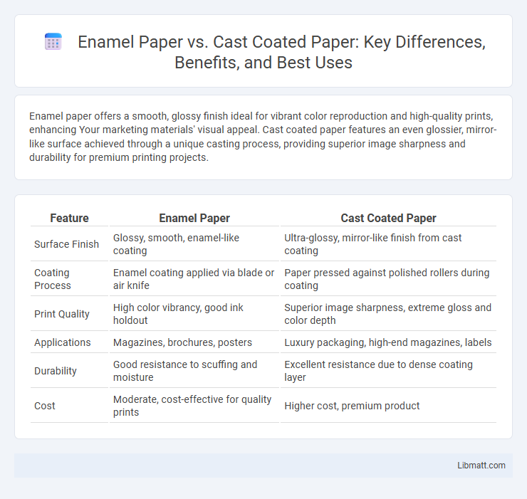Enamel Paper vs. Cast Coated Paper: Key Differences, Benefits, and Best Uses