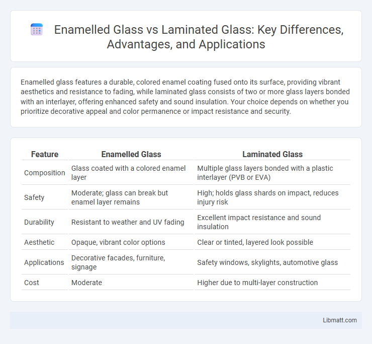 Enamelled Glass vs Laminated Glass: Key Differences, Advantages, and Applications
