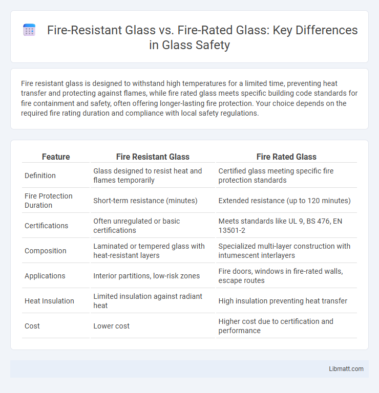 Fire-Resistant Glass vs. Fire-Rated Glass: Key Differences in Glass Safety