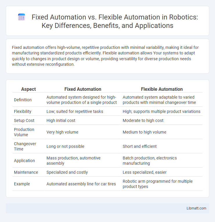 Fixed Automation vs. Flexible Automation in Robotics: Key Differences, Benefits, and Applications