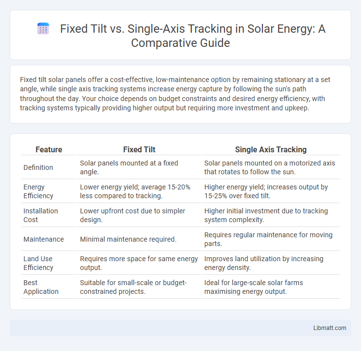 Fixed Tilt vs. Single-Axis Tracking in Solar Energy: A Comparative Guide