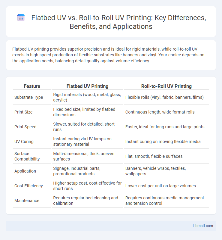 Flatbed UV vs. Roll-to-Roll UV Printing: Key Differences, Benefits, and Applications