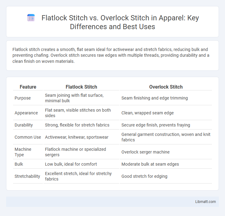 Flatlock Stitch vs. Overlock Stitch in Apparel: Key Differences and Best Uses