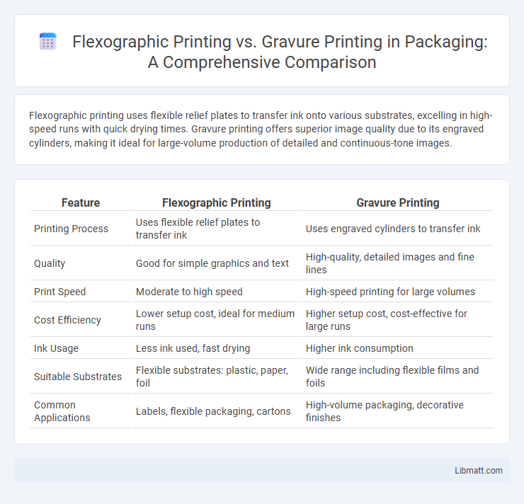 Flexographic Printing vs. Gravure Printing in Packaging: A Comprehensive Comparison
