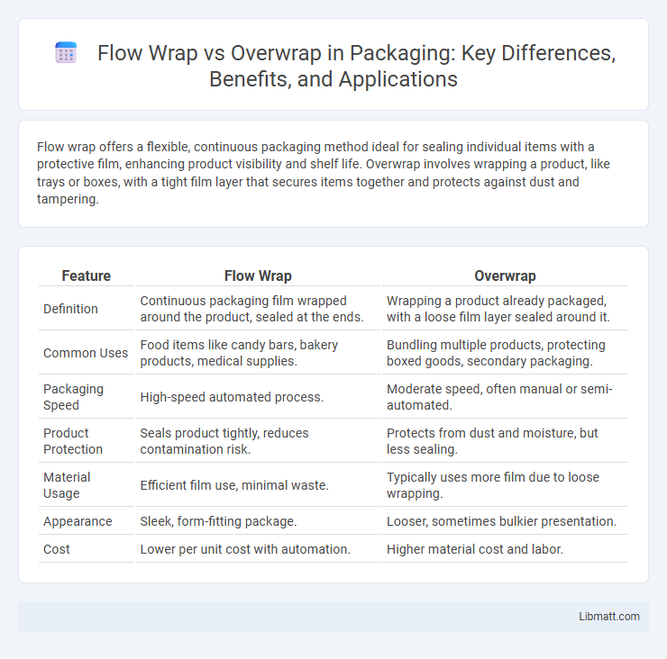 Flow Wrap vs Overwrap in Packaging: Key Differences, Benefits, and Applications