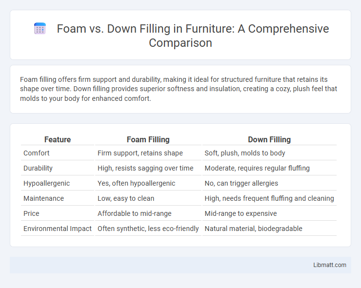 Foam vs. Down Filling in Furniture: A Comprehensive Comparison