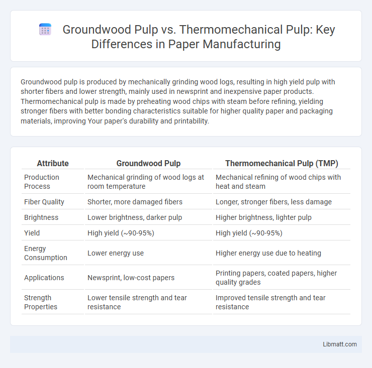 Groundwood Pulp vs. Thermomechanical Pulp: Key Differences in Paper Manufacturing