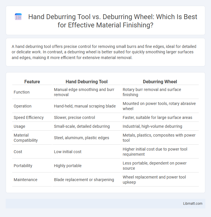 Hand Deburring Tool vs. Deburring Wheel: Which Is Best for Effective Material Finishing?