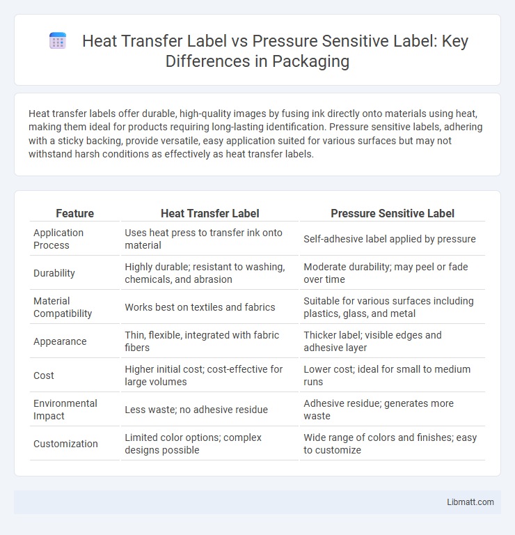 Heat Transfer Label vs Pressure Sensitive Label: Key Differences in Packaging