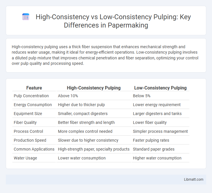 High-Consistency vs Low-Consistency Pulping: Key Differences in Papermaking