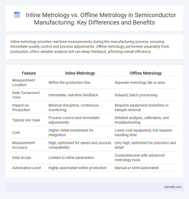 Inline Metrology vs. Offline Metrology in Semiconductor Manufacturing: Key Differences and Benefits