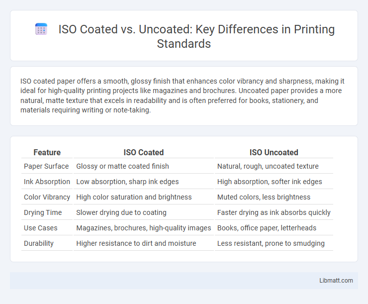 ISO Coated vs. Uncoated: Key Differences in Printing Standards