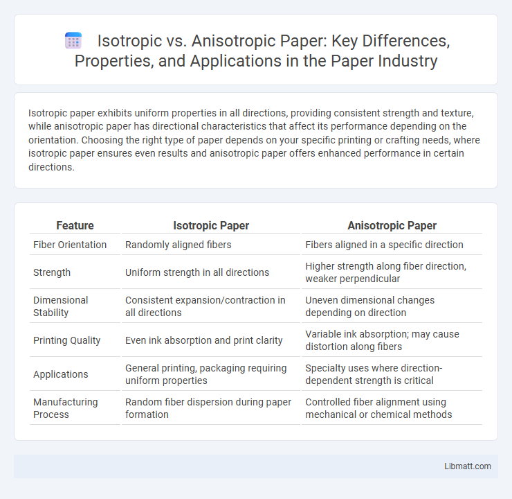 Isotropic vs. Anisotropic Paper: Key Differences, Properties, and Applications in the Paper Industry