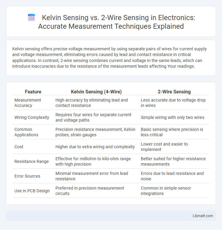 Kelvin Sensing vs. 2-Wire Sensing in Electronics: Accurate Measurement Techniques Explained