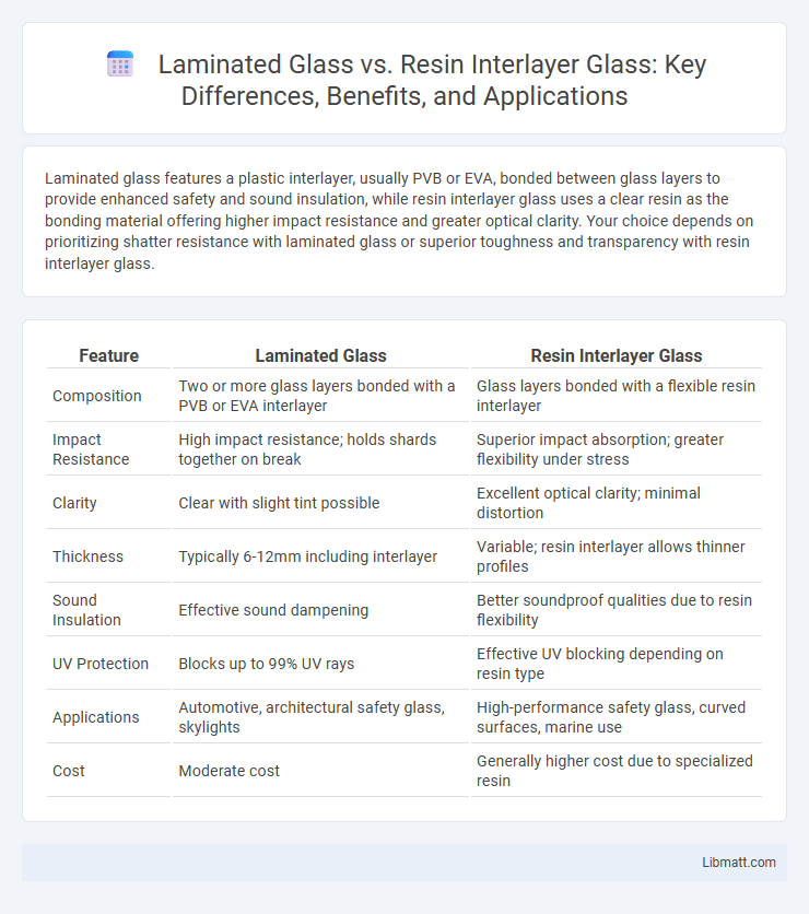 Laminated Glass vs. Resin Interlayer Glass: Key Differences, Benefits, and Applications