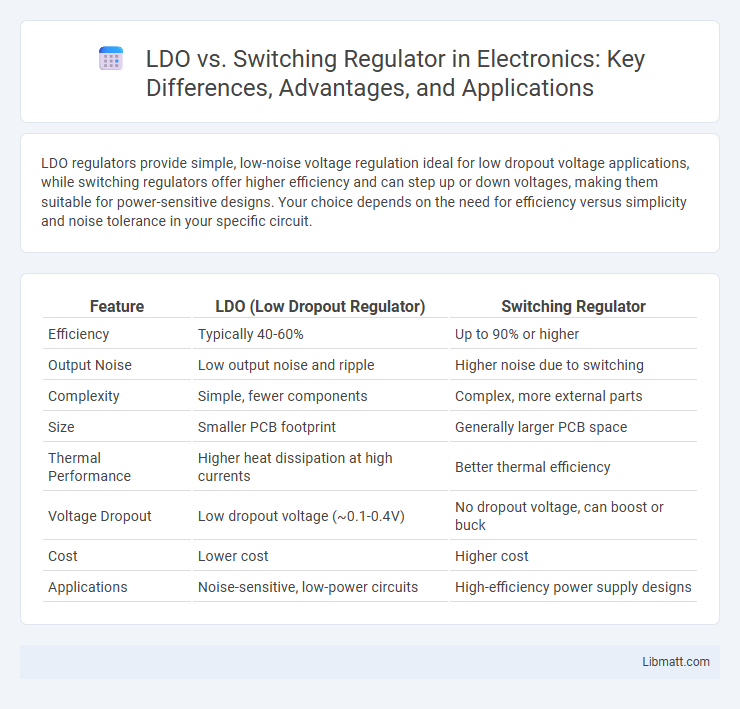 LDO vs. Switching Regulator in Electronics: Key Differences, Advantages, and Applications