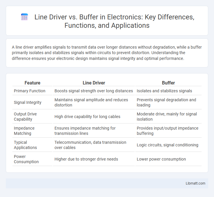 Line Driver vs. Buffer in Electronics: Key Differences, Functions, and Applications