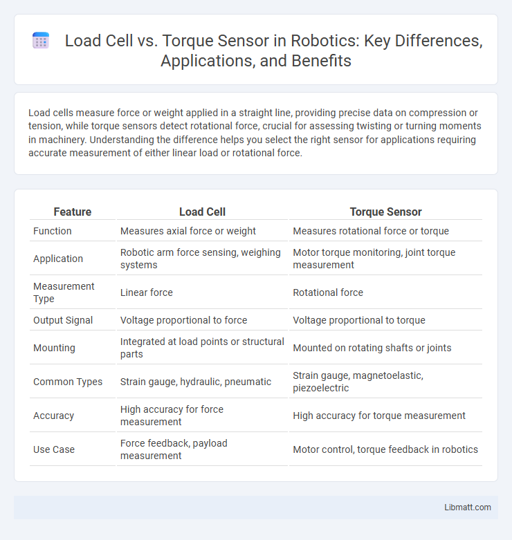 Load Cell vs. Torque Sensor in Robotics: Key Differences, Applications, and Benefits