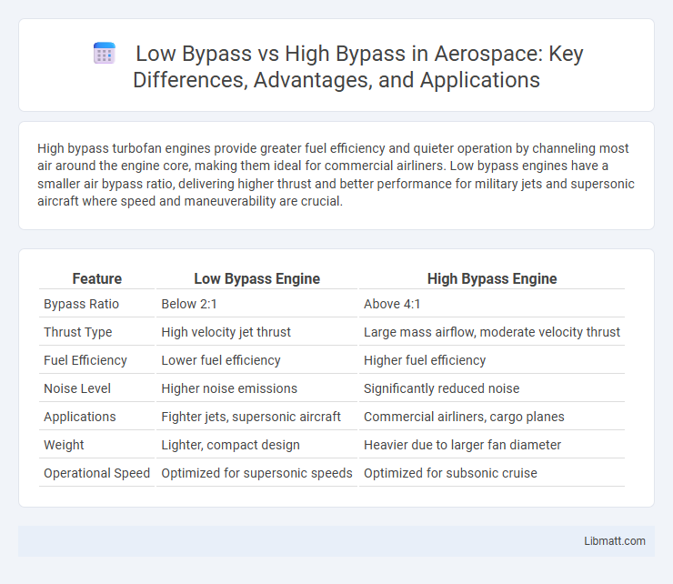 Low Bypass vs High Bypass in Aerospace: Key Differences, Advantages, and Applications