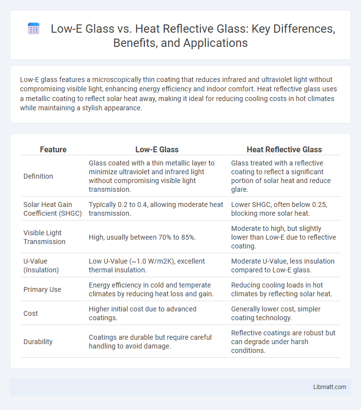 Low-E Glass vs. Heat Reflective Glass: Key Differences, Benefits, and Applications