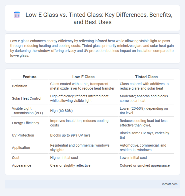 Low-E Glass vs. Tinted Glass: Key Differences, Benefits, and Best Uses