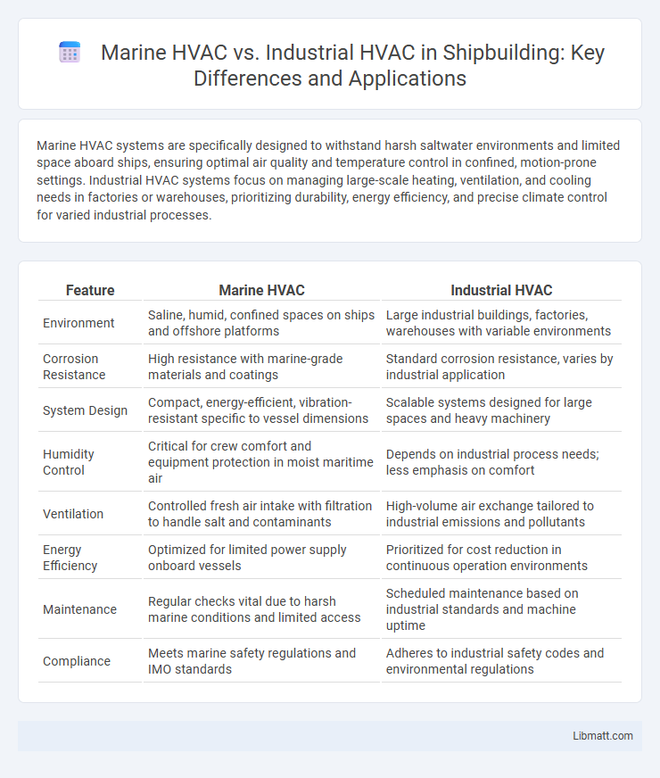 Marine HVAC vs. Industrial HVAC in Shipbuilding: Key Differences and Applications